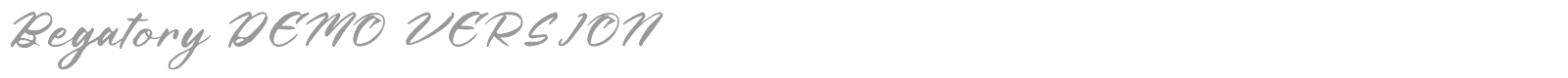 Begatory font preview